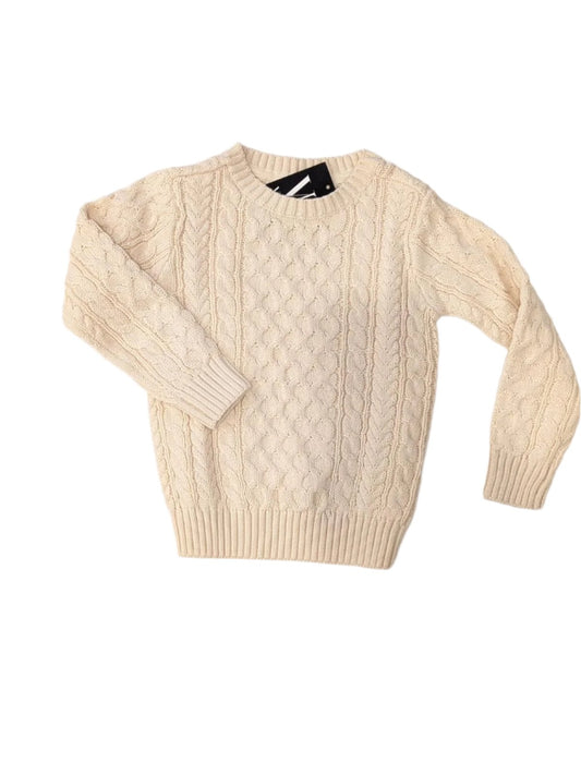 Organic Fisherman Sweater - Ivory Fisherman