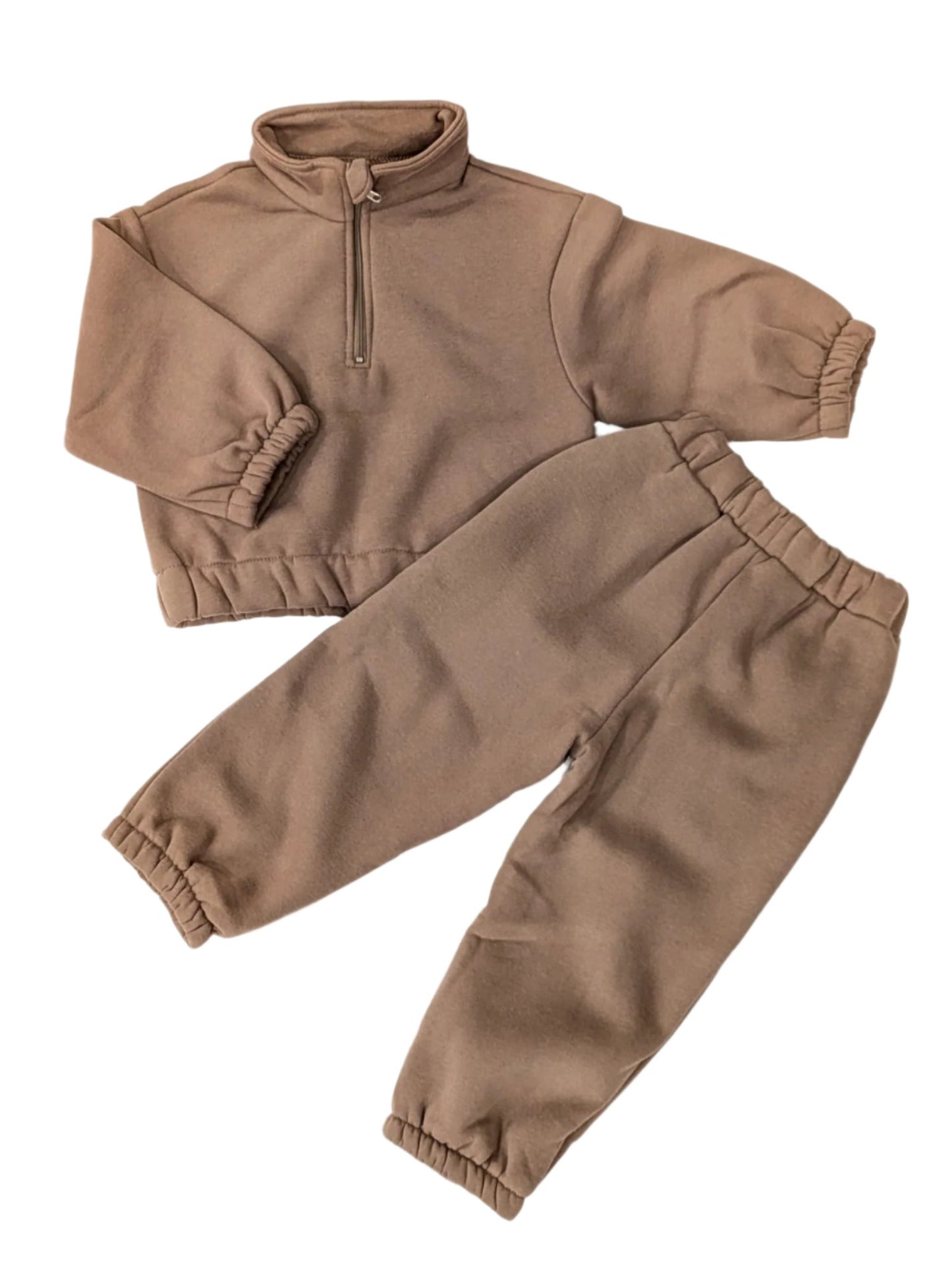 Taupe Sweat Suit w/ Pants