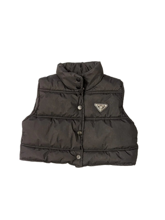 Prada puffer vest- Black