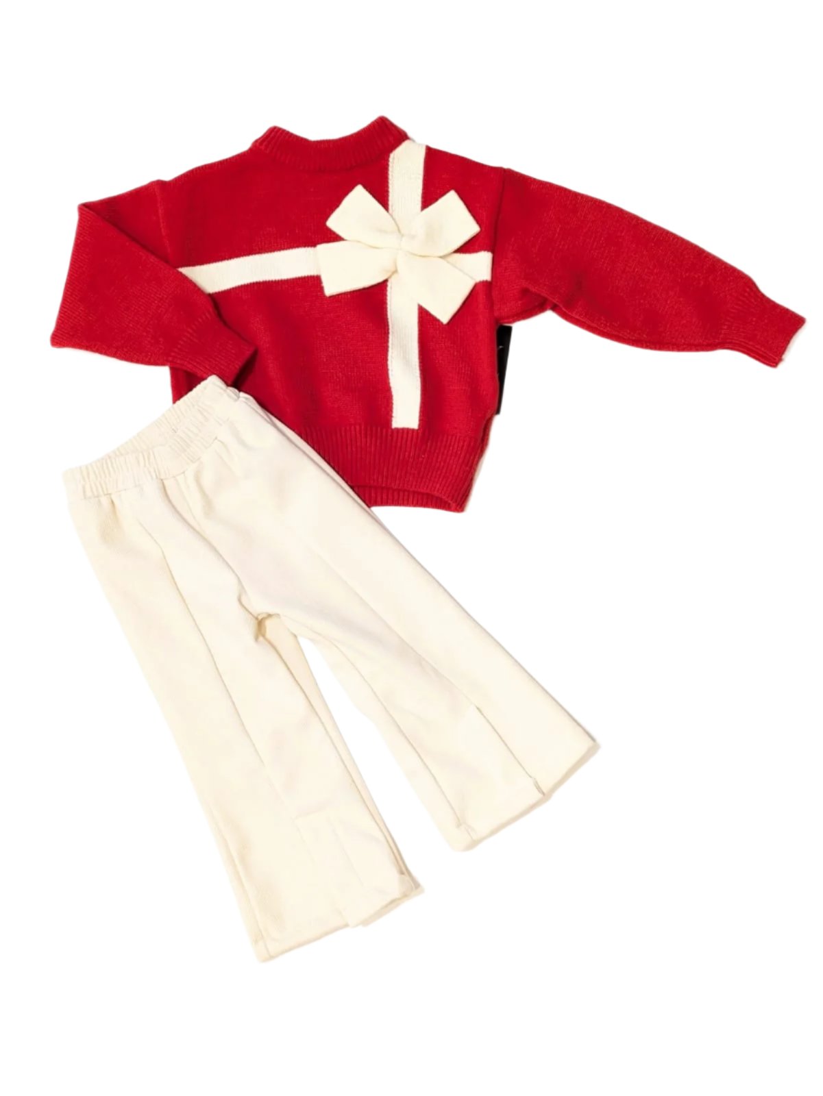 Christmas/New Years Girl Knitted sweater pant set