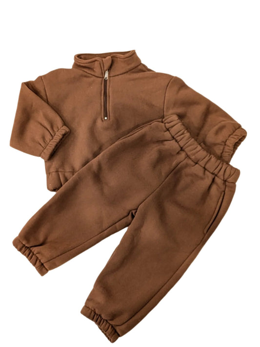 Brown Sweat Suit w/ Pants