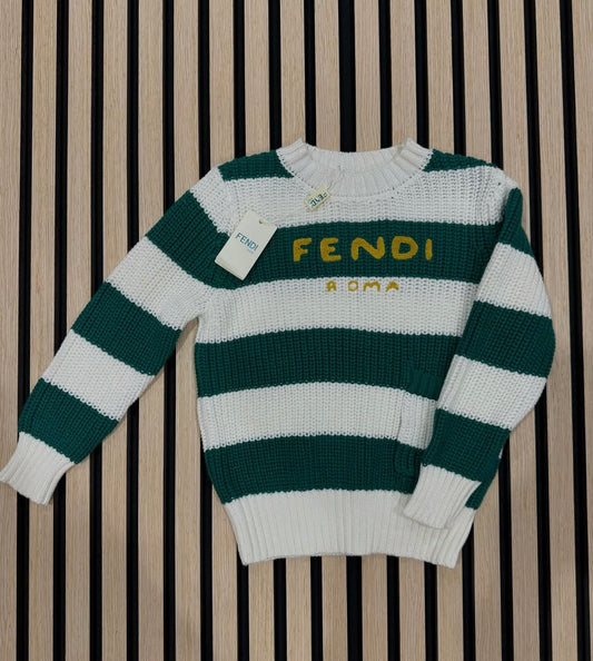 Fendi Roma Sweater -Green,white,gold