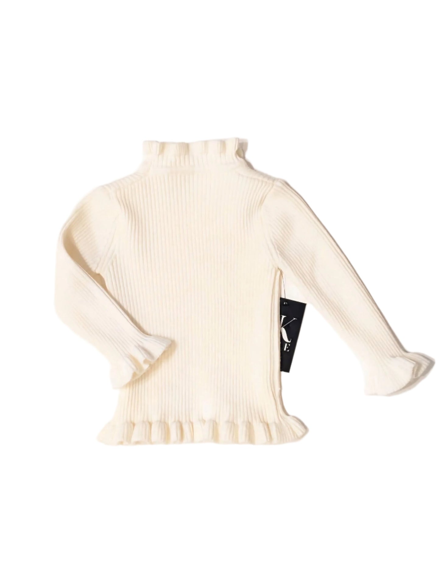 Hem Knitted Sweater - Ivory