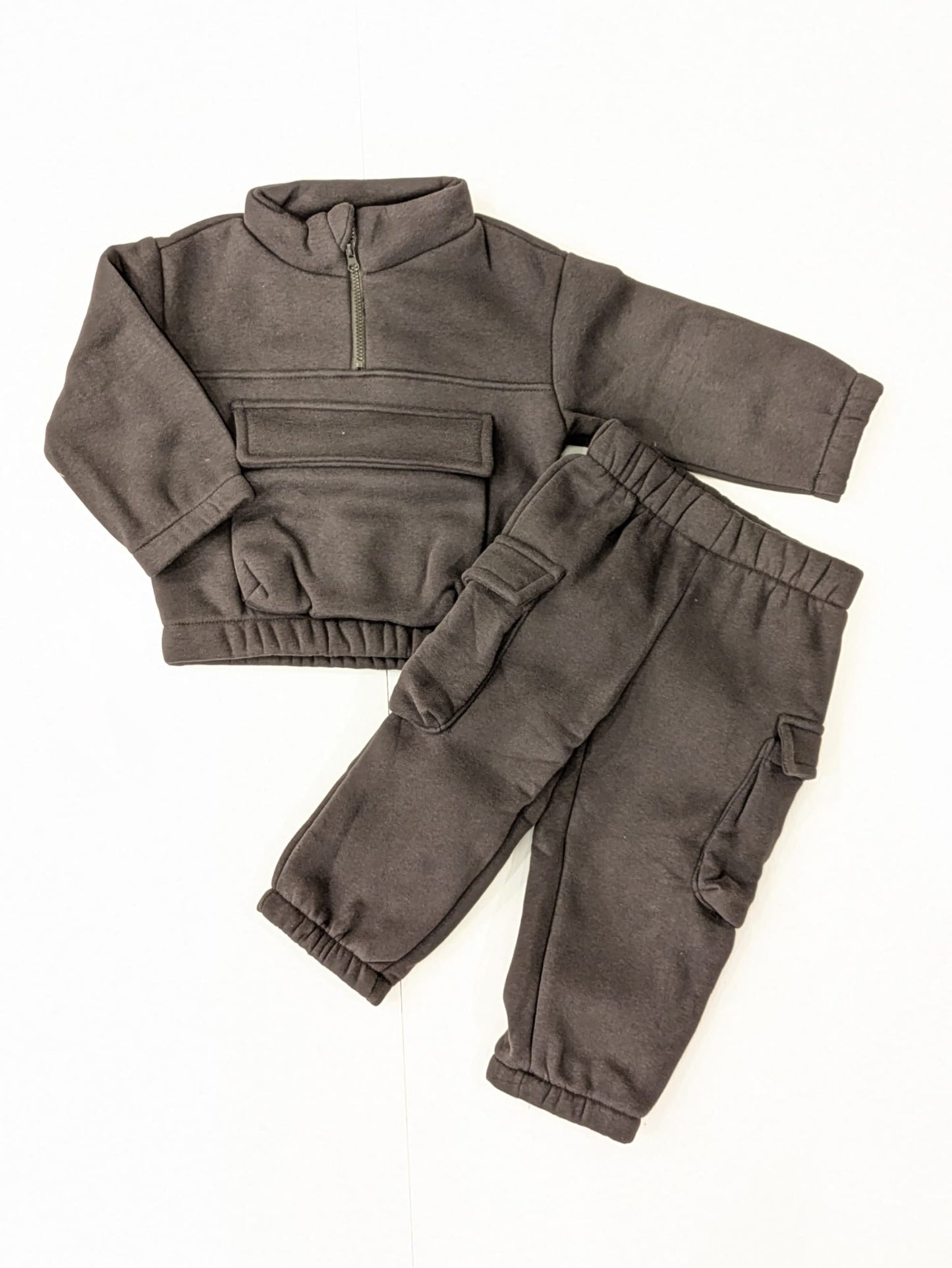 Grey Sweat Suit w/ Pants Set